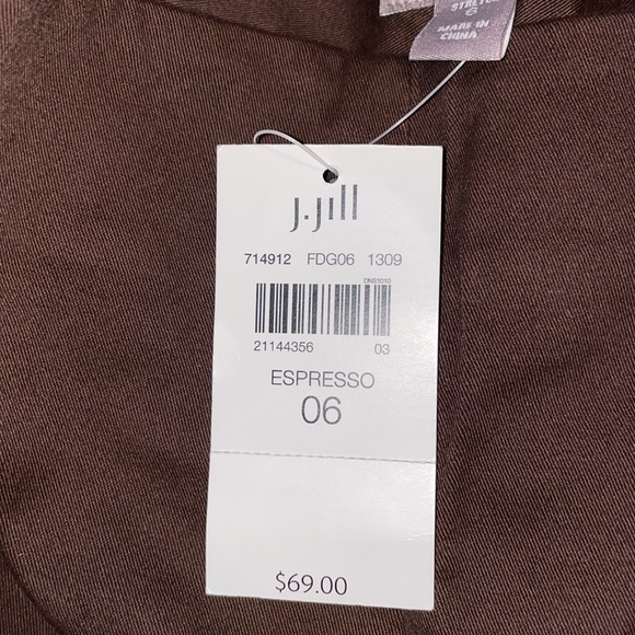 J. Jill slim leg espresso pants - Picture 5 of 6